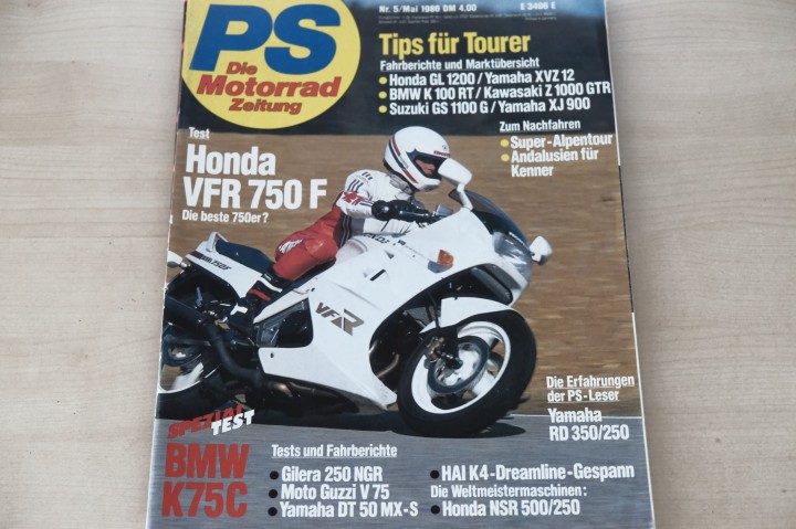 PS Sport Motorrad 05/1986